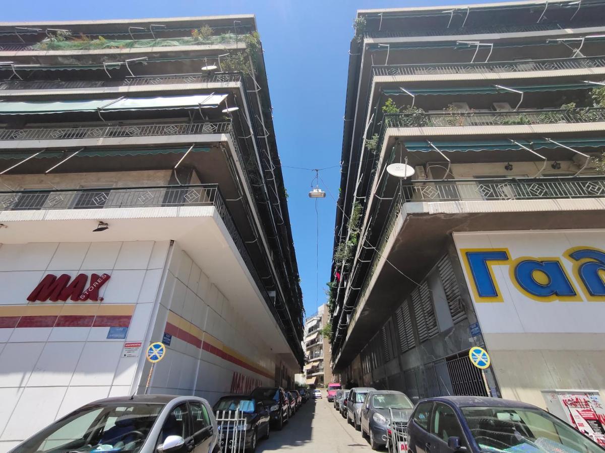 Wsd Hera Luxury Stylish 2Bd Apt With City View Balcony Near Merto Athen Eksteriør bilde
